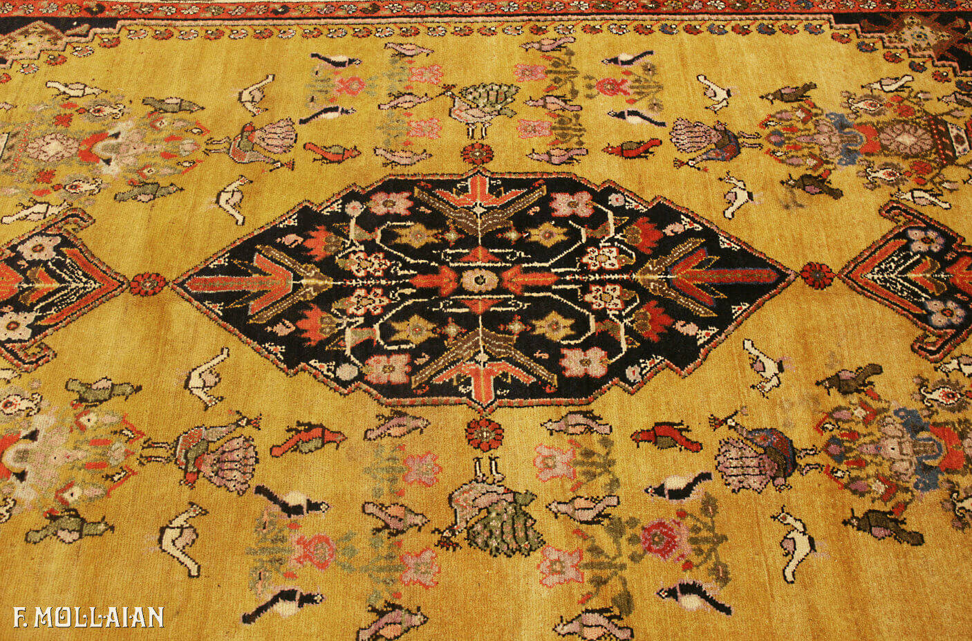 Tapis Persan Antique Malayer n°:56729301